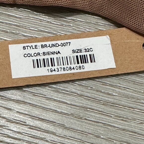 NWT - SKIMS Brown Mesh One Wire Plunge Bra - Picture 3 of 4